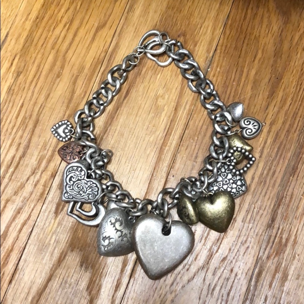 Heart charm necklace
